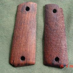 Paire de plaquettes bois pour colt 1911 A1 de 1924 à 1940