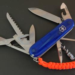 Victorinox couteau suisse Huntsman Bleu Transparent
