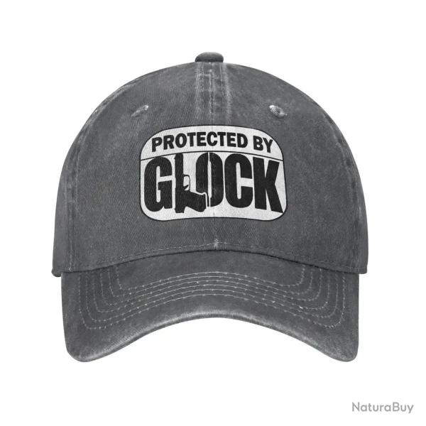 Casquette Protected by Glock - Gris fonc / Unique