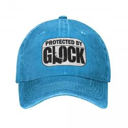 Casquette Protected by Glock - Bleu / Unique