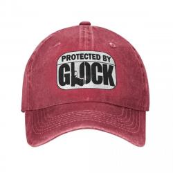 Casquette Protected by Glock - Rouge / Unique