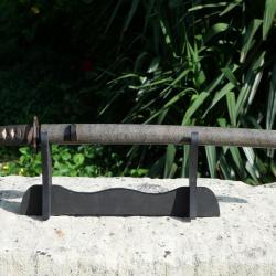 Rare sabre Wakizashi japonais période EDO signé par le forgeron Nagayoshi - SDC25WAK001