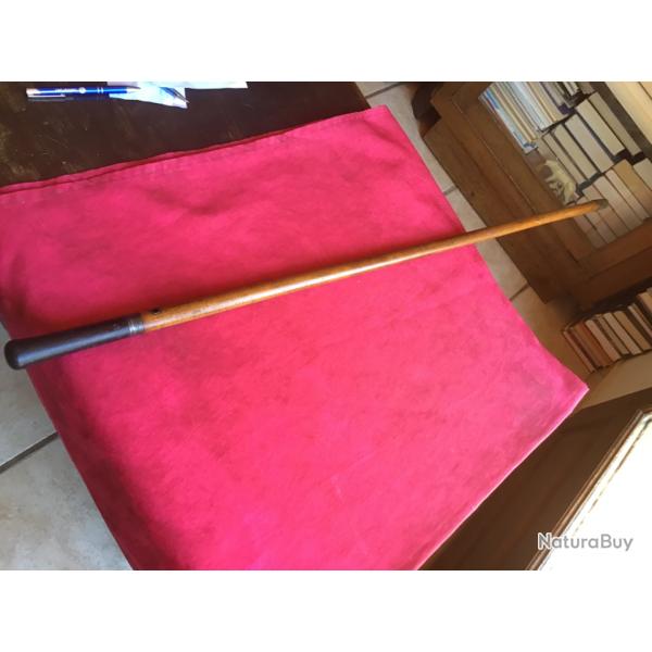 Vritable canne pe avec fourreau en bois, pas de prix de rserve