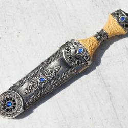 Dague VIKING médiévale HEROIC FANTASY COSPLAYER très bel état affutée - SCN25DAG002