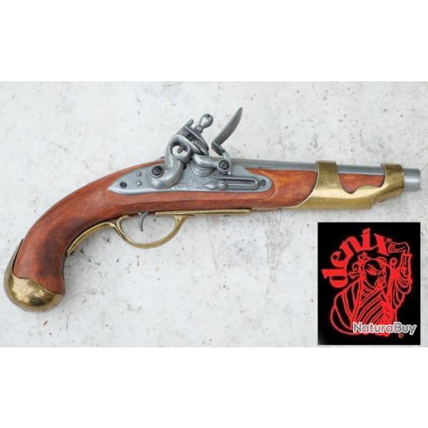 DENIX - Pistolet de cavalerie France 1806 - Pistolet silex DENIX Saint Etienne - ref EBR24STE001