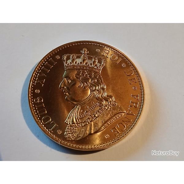 Mdaille Louis XVIII 1817