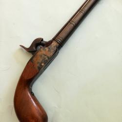 Petit pistolet à percussion - poudre noire de type Derringer cal .36 D. Perdersoli Italie
