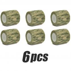 6 bandes camouflage adhésives, 5cm X 4,8m .....