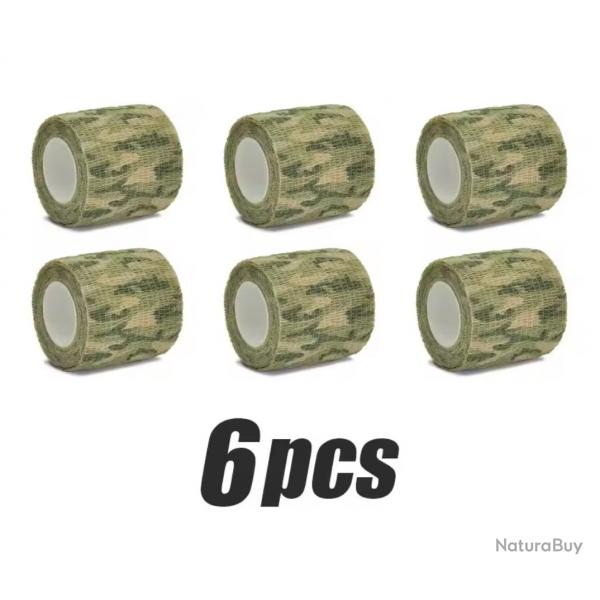 6 bandes camouflage adhsives, 5cm X 4,8m .....