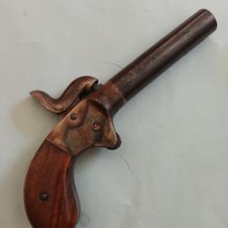 Petit pistolet à percussion - poudre noire de type Derringer cal .41 par PALMETTO Italie