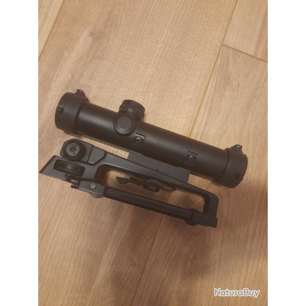 Vend Carry-Handle ar15 plus lunette type Colt admise au TAR.