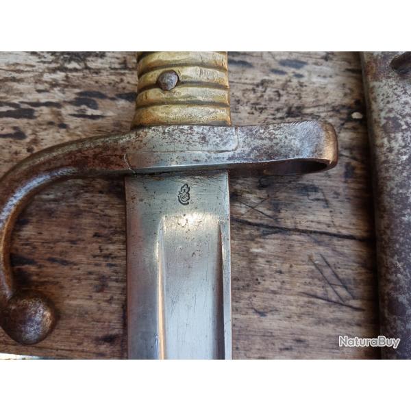 sabre baionnette chassepot fabrication allemande croisire modifie egypte 303 martini enfield