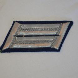 PATTE DE COL ALLEMANDE OFFICIER SERVICE DE SANTE (ORIGINALE)-1939/45-OFFICIER MEDECIN ALLEMAND 2°WW