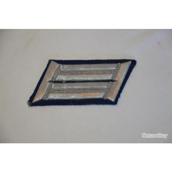 PATTE DE COL ALLEMANDE OFFICIER SERVICE DE SANTE (ORIGINALE)-1939/45-OFFICIER MEDECIN ALLEMAND 2WW