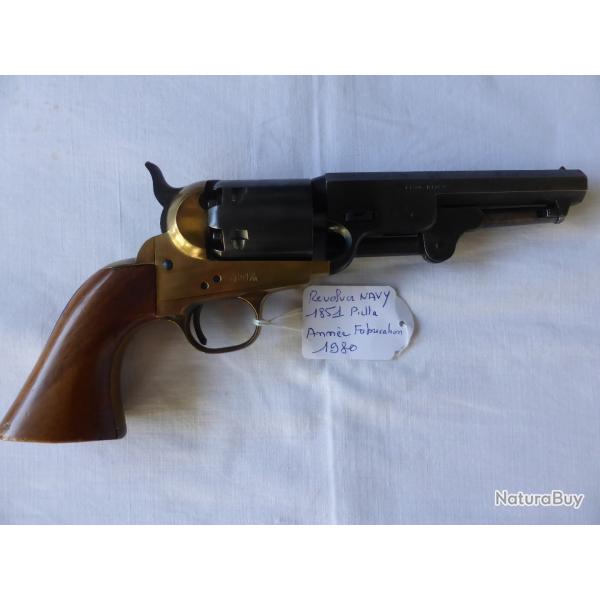 Revolver NAVY Pietta 1851 poudre noire