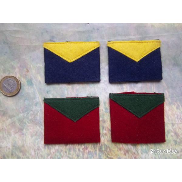 lot passants paulettes insignes d'escadron militaire