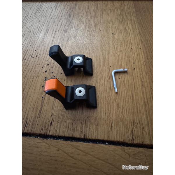 2 leviers de rglage zoom lunette Swarovski