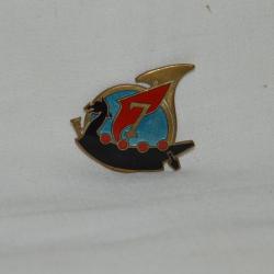 INSIGNE 7° REGIMENT CHASSEURS A CHEVAL-ARTHUS BERTRAND PARIS DEPOSE-1939/1940