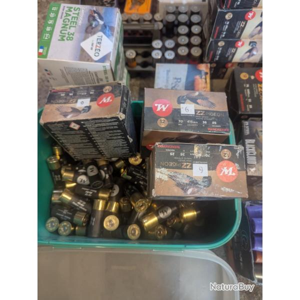 stock cartouche calibre 12