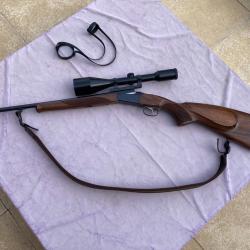 Kipplauf  BRNO EFFECT  en Cal 243 Win + Lunette Schmidt & Bender 8 X 56 avec montage Fixe