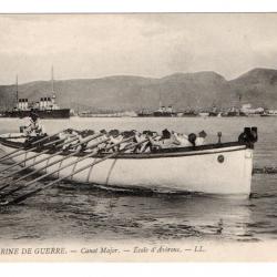 CPA - Marine de Guerre - Canot Major - École d'Avirons - N°3343