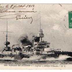 CPA - Marine de Guerre - Suffren,cuirasse d'Escadre - N°3345