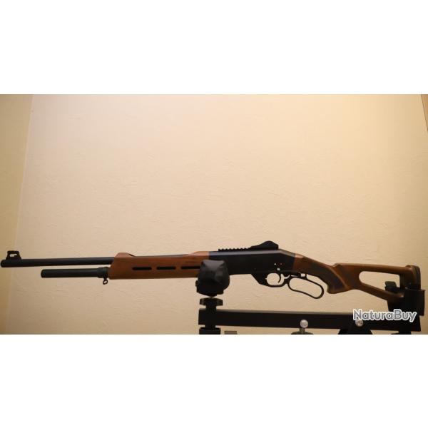 Fusil  levier sous-garde Hunt Group Arms L12-04 Noir ; 12/76 bille acier   #255