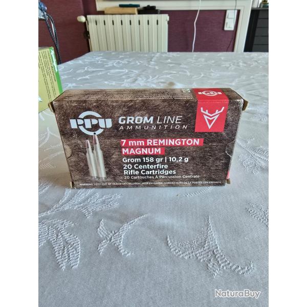 20 munitions Remington 7 Rem PPU Grom