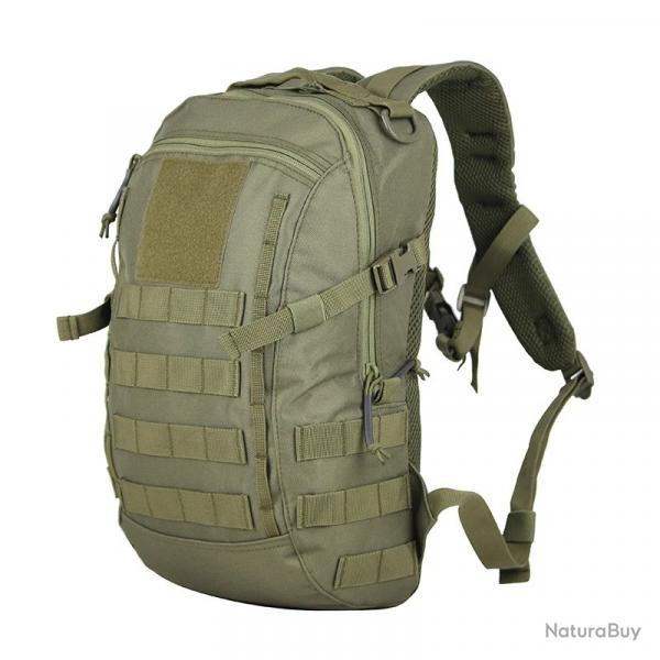 Sac  Dos Tactique 20L Etanche pour Camping Randonne Chasse Pche Nylon systme Molle robuste Vert