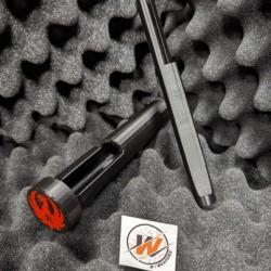RUGER RPR 22LR Protège Culasse NOIR_avec LOGO RUGER ROUGE + Guide baguette NOIR START KIT