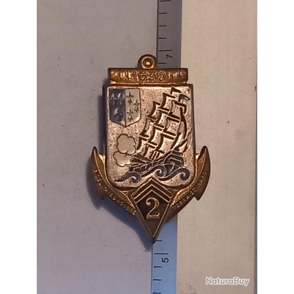 Insigne du 2me rgiment d'infanterie de Marine (2me RIMa)