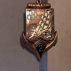 Insigne du 2ème régiment d'infanterie de Marine (2ème RIMa) - Drago