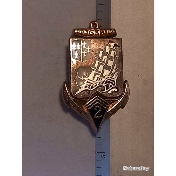 Insigne du 2me rgiment d'infanterie de Marine (2me RIMa) - Drago