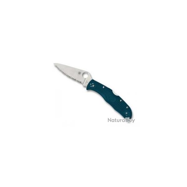 Couteau Spyderco  ENDELA lame  dents acier K390 Bohler  cran