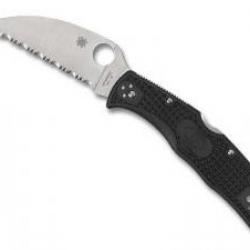 Couteau Spyderco  ENDELA lame Wharncliffe à dents acier VG-10 à cran
