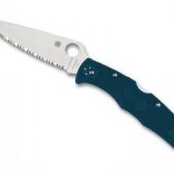 Couteau Spyderco  ENDURA 4 lame à dents acier K390 Bohler à cran