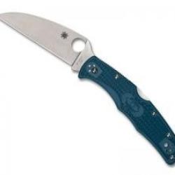 Couteau Spyderco  ENDURA 4  lame Wharncliffe acier K390 Bohler à cran,