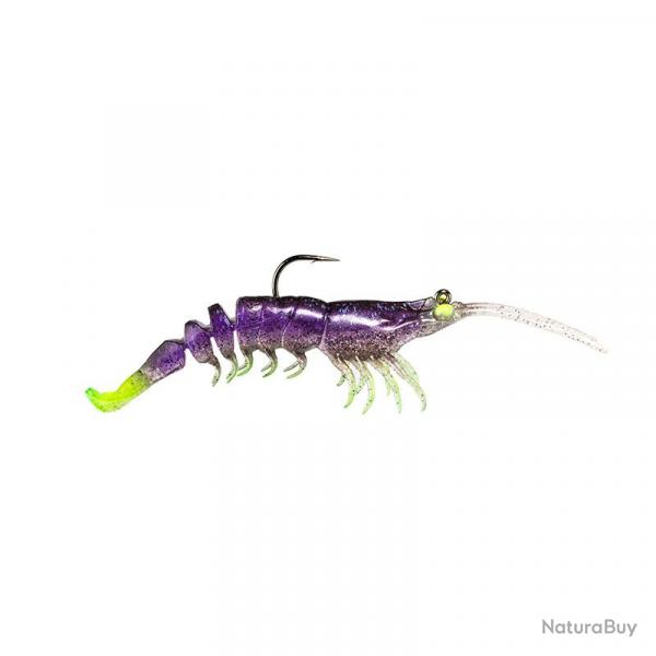 Leurre souple Z MAN Prawn starz 3.5 Plum chartreuse