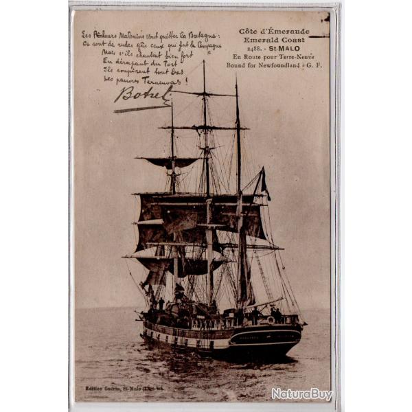 CPA- Marine En route pour Terre-Neuve "Cote   d'meraude N1022
