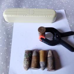 5 munitions  11mm pour revolver 1873 /74