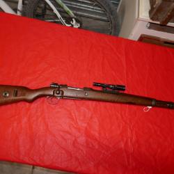 MAUSER K98k S/237 de 1938 en 8x57 IS avec lunette ZF 41 en reproduction