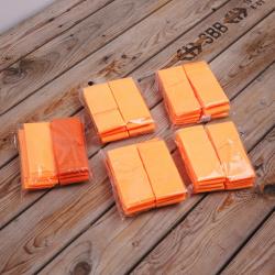 Lot de 45 + 5 brassards velcro orange