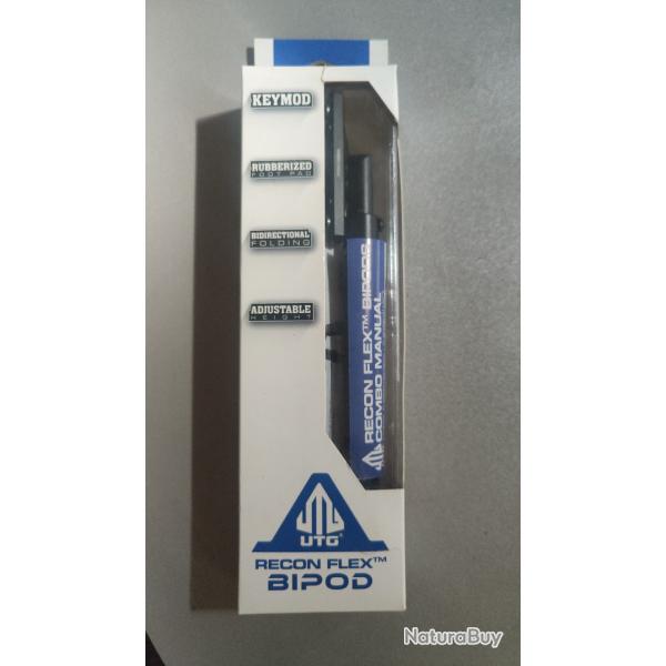 Bipied UTG Recon flex compatible Keymod 8"-12" rglable en hauteur