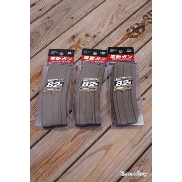 Lot de 3 chargeurs M4 / Scar Marui ebbr