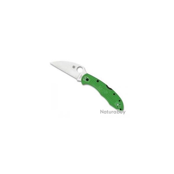 Couteau Spyderco SALT 2 lame Wharncliffe acier LC200N  cran