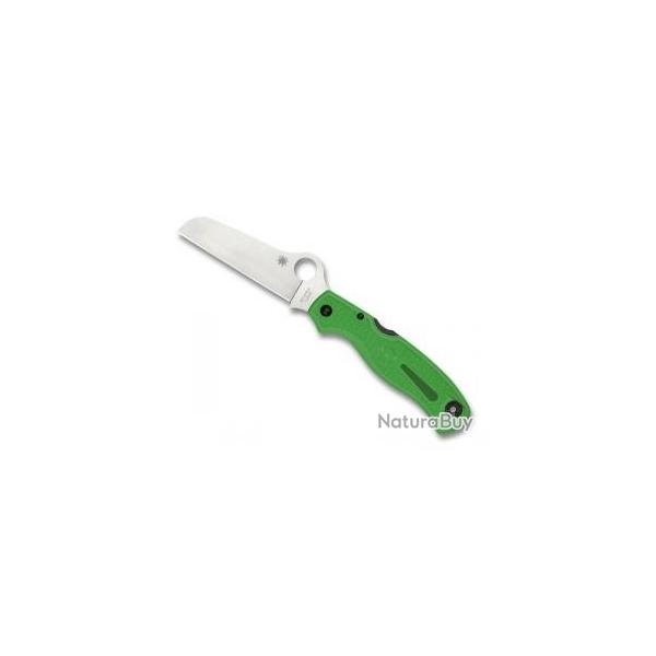 Couteau Spyderco ATLANTIC SALT lame style pied de mouton acier LC200N  cran