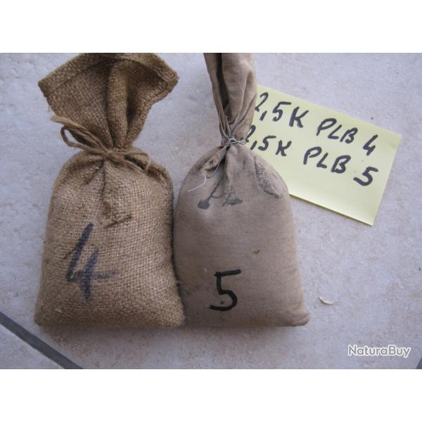 LOT DE GRENAILLE DE PLOMBS LOT4