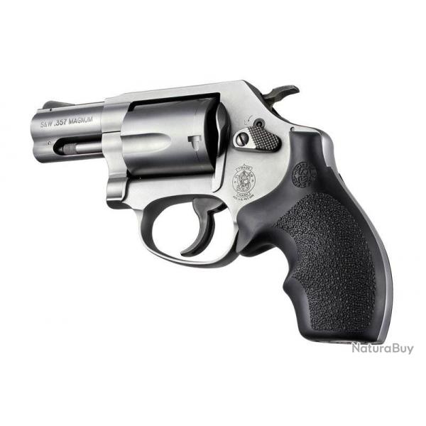 Poigne Hogue Smith&Wesson J-Frame Round Butt - Noir