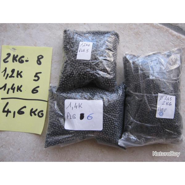 LOT DE GRENAILLE DE PLOMBS LOT5