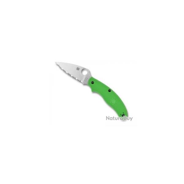 Couteau Spyderco UK PENKNIFE SALT lame  dents acier LC200N  cran  slip joint 